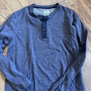 Men's Penny Stock Penny Henley Blue Size Medium